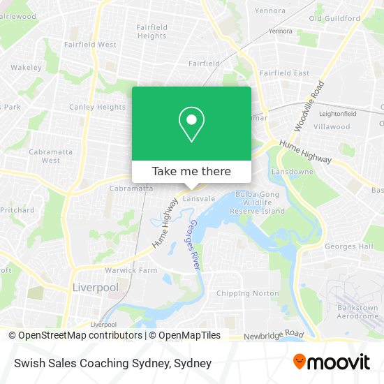 Swish Sales Coaching Sydney map