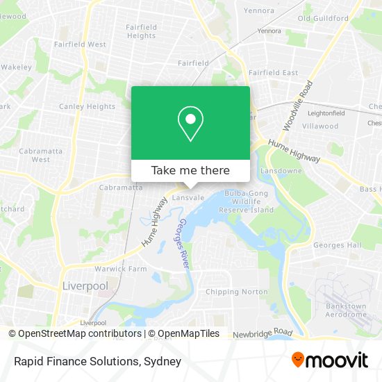 Rapid Finance Solutions map