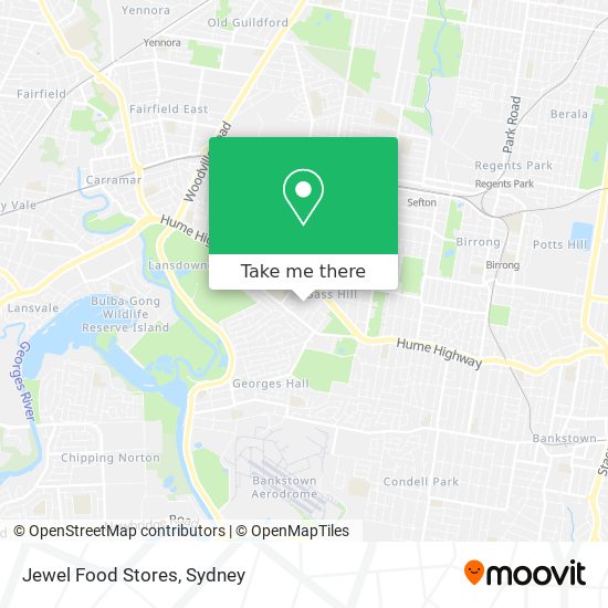 Mapa Jewel Food Stores