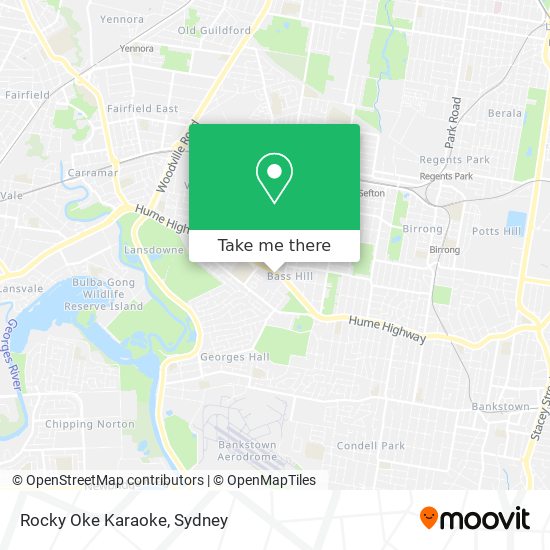 Rocky Oke Karaoke map