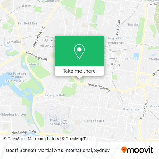 Geoff Bennett Martial Arts International map