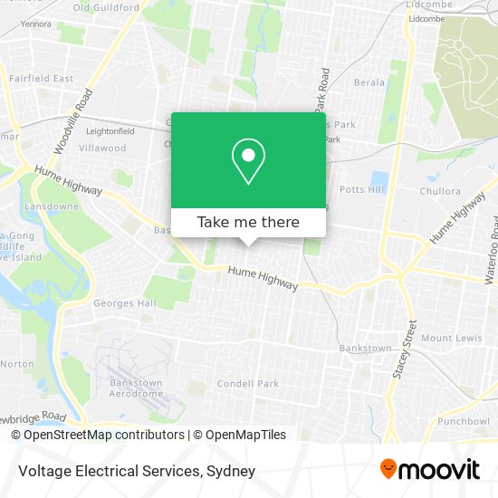 Voltage Electrical Services map