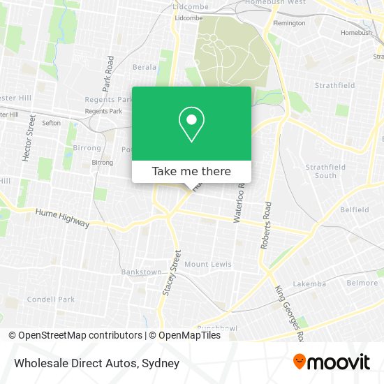 Wholesale Direct Autos map