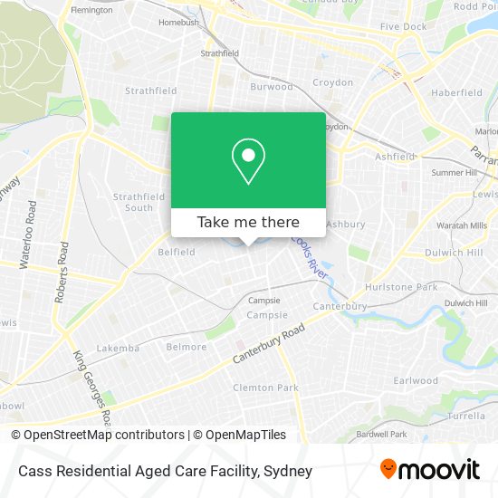 Mapa Cass Residential Aged Care Facility