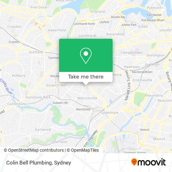 Colin Bell Plumbing map