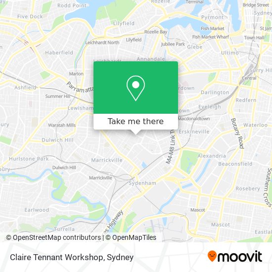 Claire Tennant Workshop map