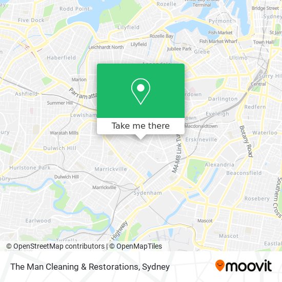 The Man Cleaning & Restorations map