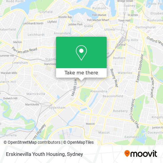 Erskinevilla Youth Housing map