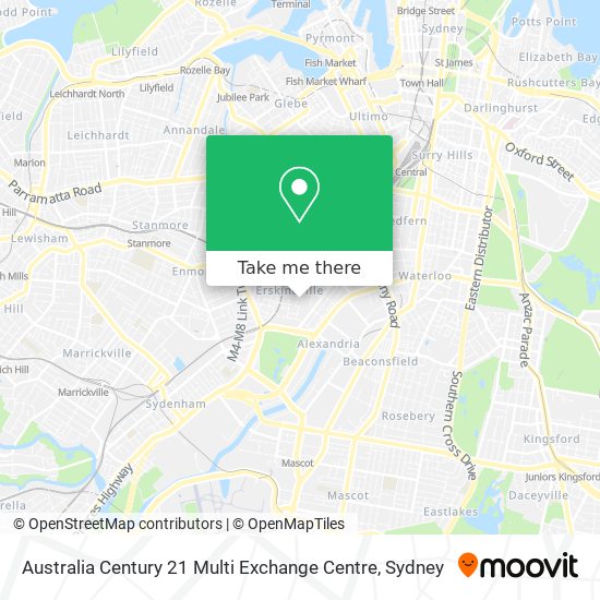 Australia Century 21 Multi Exchange Centre map