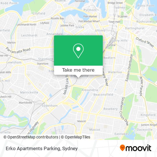 Mapa Erko Apartments Parking
