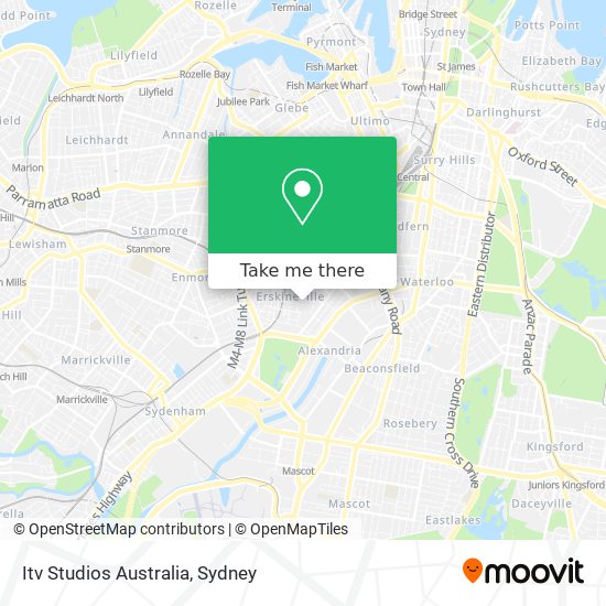 Itv Studios Australia map