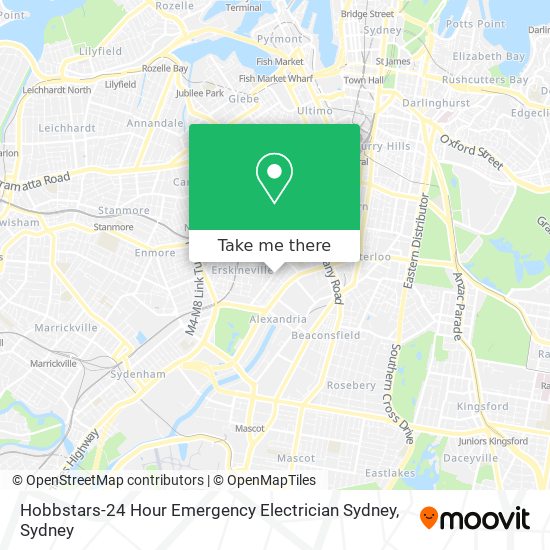 Hobbstars-24 Hour Emergency Electrician Sydney map