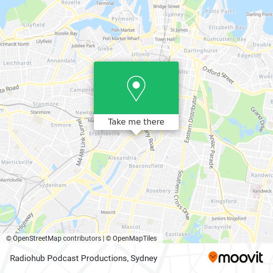 Radiohub Podcast Productions map