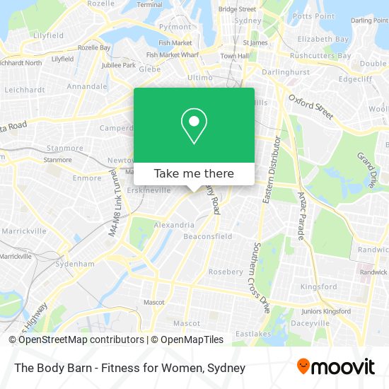 The Body Barn - Fitness for Women map