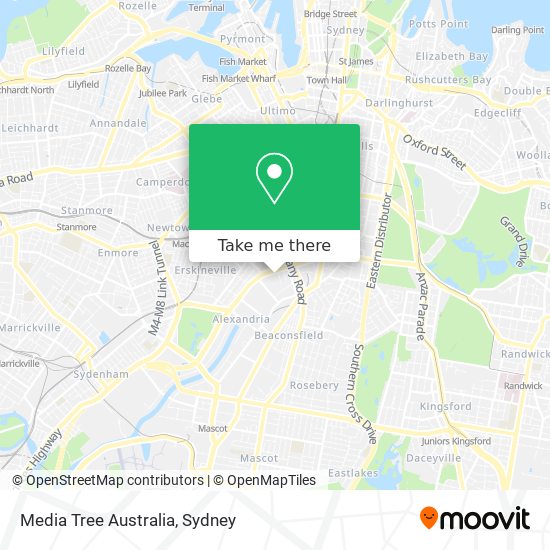 Media Tree Australia map