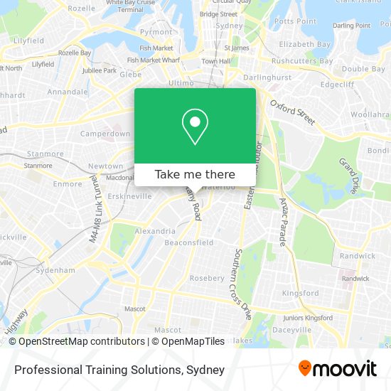 Professional Training Solutions map