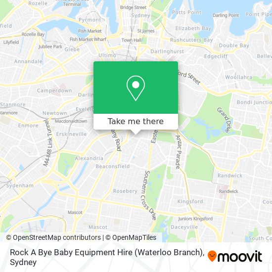 Mapa Rock A Bye Baby Equipment Hire (Waterloo Branch)