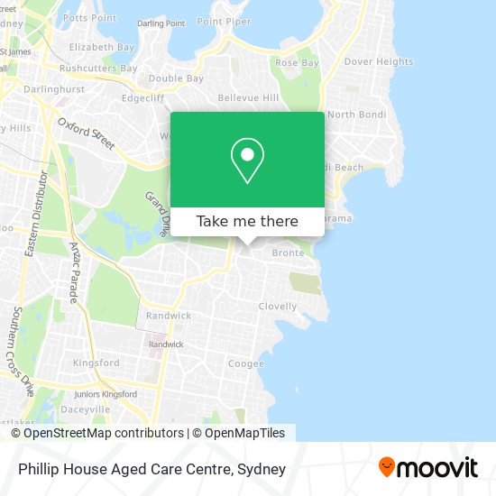 Phillip House Aged Care Centre map