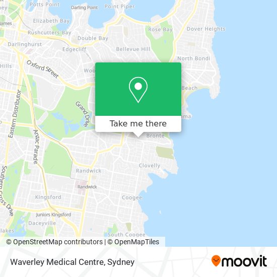 Waverley Medical Centre map