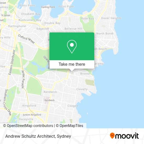 Mapa Andrew Schultz Architect