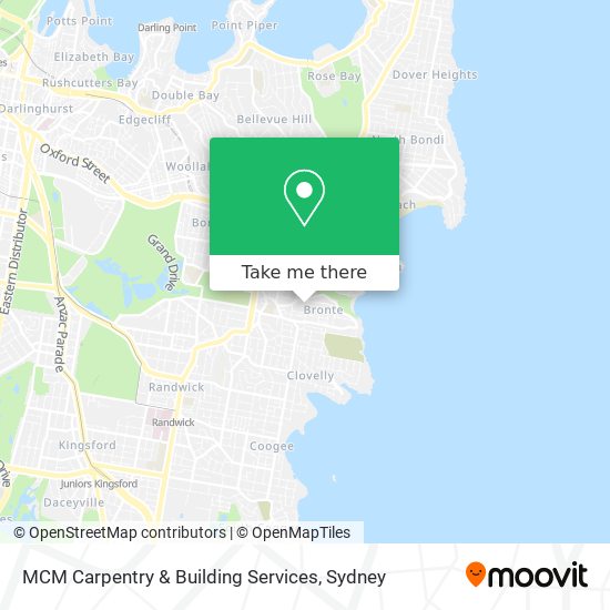 Mapa MCM Carpentry & Building Services