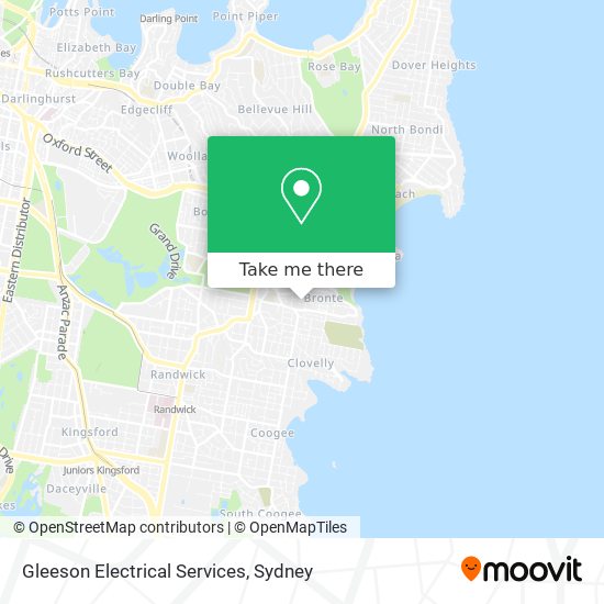 Gleeson Electrical Services map