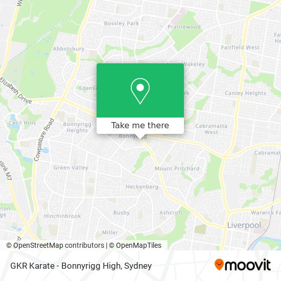 GKR Karate - Bonnyrigg High map