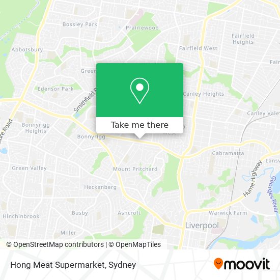 Mapa Hong Meat Supermarket