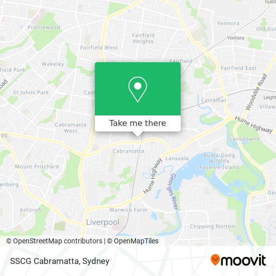 Mapa SSCG Cabramatta