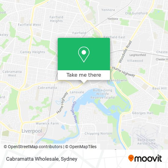 Cabramatta Wholesale map