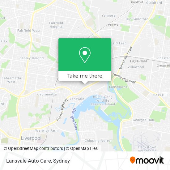 Lansvale Auto Care map