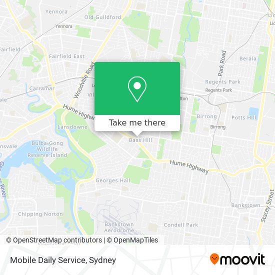 Mobile Daily Service map
