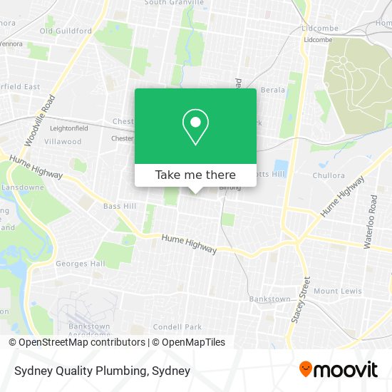 Sydney Quality Plumbing map