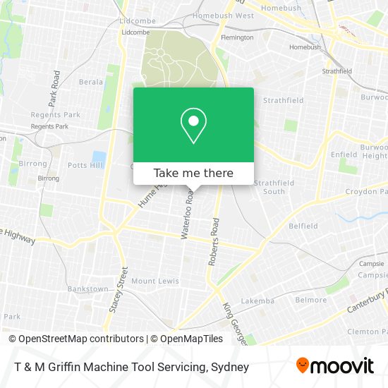 T & M Griffin Machine Tool Servicing map