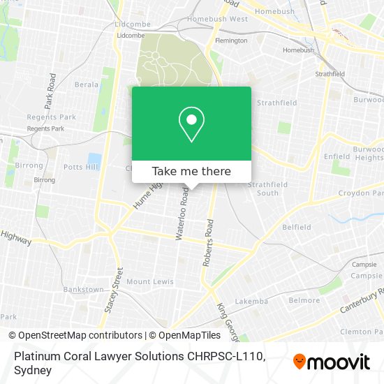 Platinum Coral Lawyer Solutions CHRPSC-L110 map