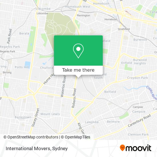Mapa International Movers