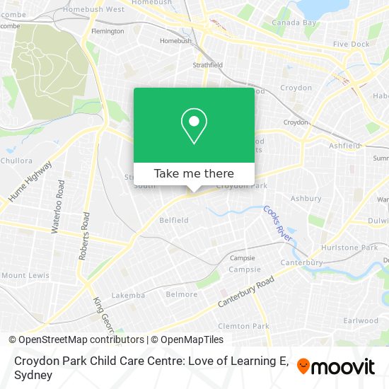 Mapa Croydon Park Child Care Centre: Love of Learning E