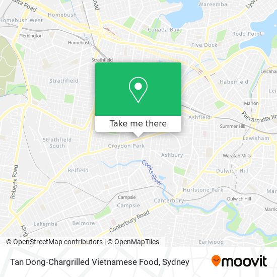 Tan Dong-Chargrilled Vietnamese Food map