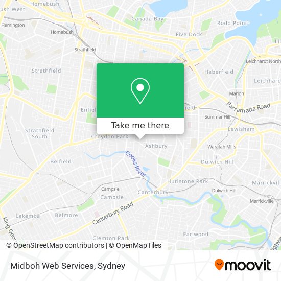 Midboh Web Services map