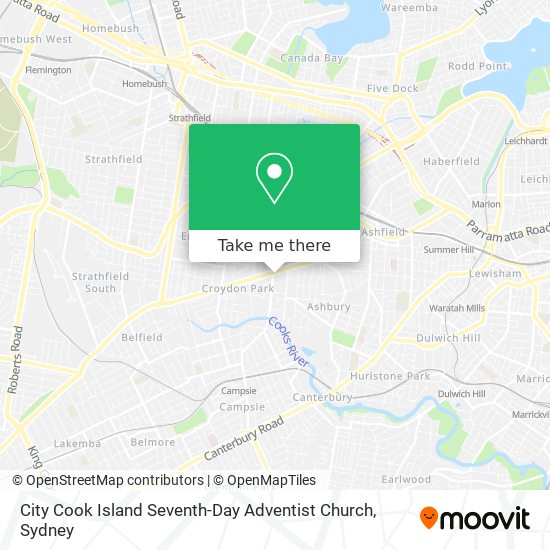 City Cook Island Seventh-Day Adventist Church map