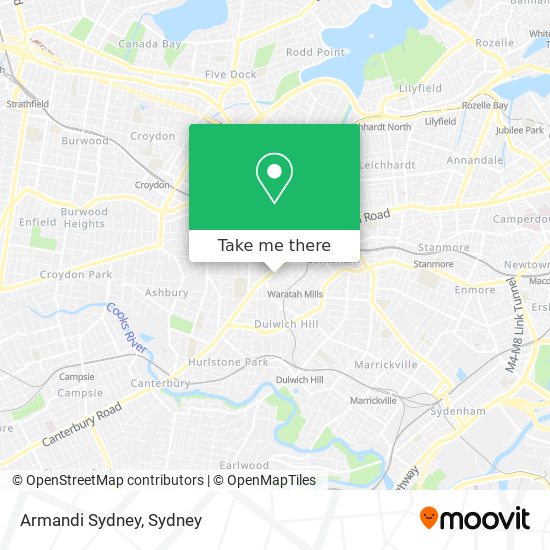 Armandi Sydney map