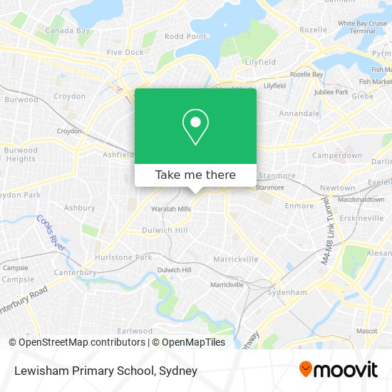 Lewisham Primary School map
