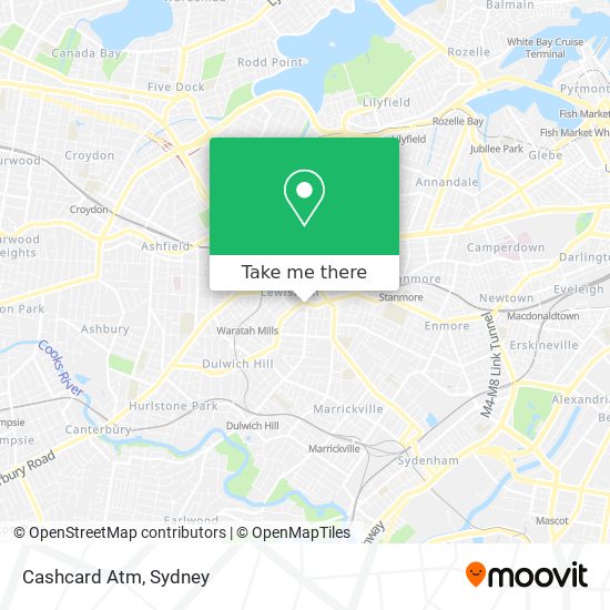 Cashcard Atm map