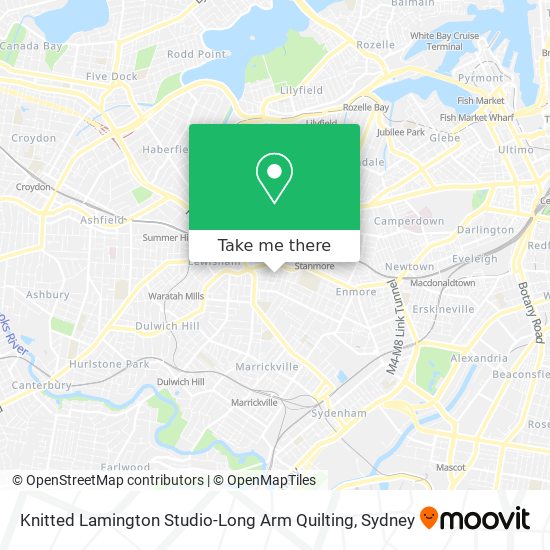 Knitted Lamington Studio-Long Arm Quilting map