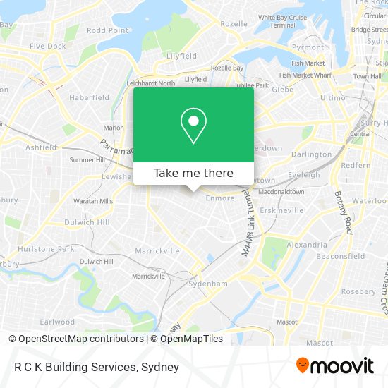 R C K Building Services map