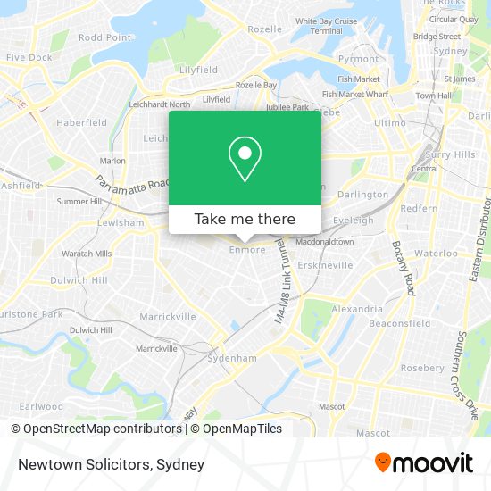 Newtown Solicitors map