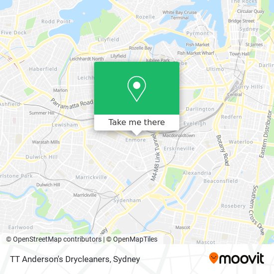 TT Anderson's Drycleaners map