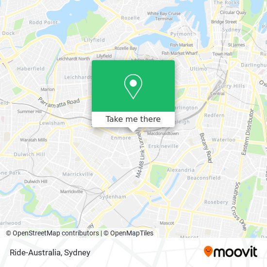 Ride-Australia map