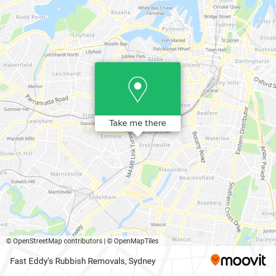 Mapa Fast Eddy's Rubbish Removals