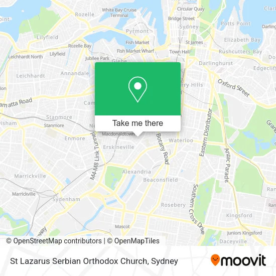 St Lazarus Serbian Orthodox Church map